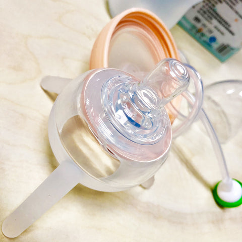 Water Straw Feeding Bottle Hands-free bottle